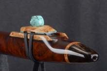 Walnut Burl Native American Flute, Minor, Bass A-3, #T4H (8)